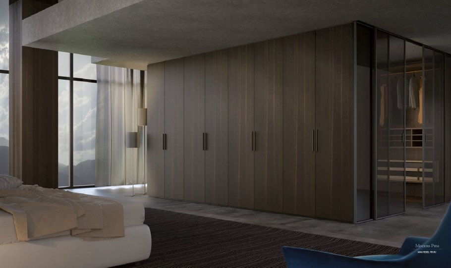 Кровать встроенная в нишу