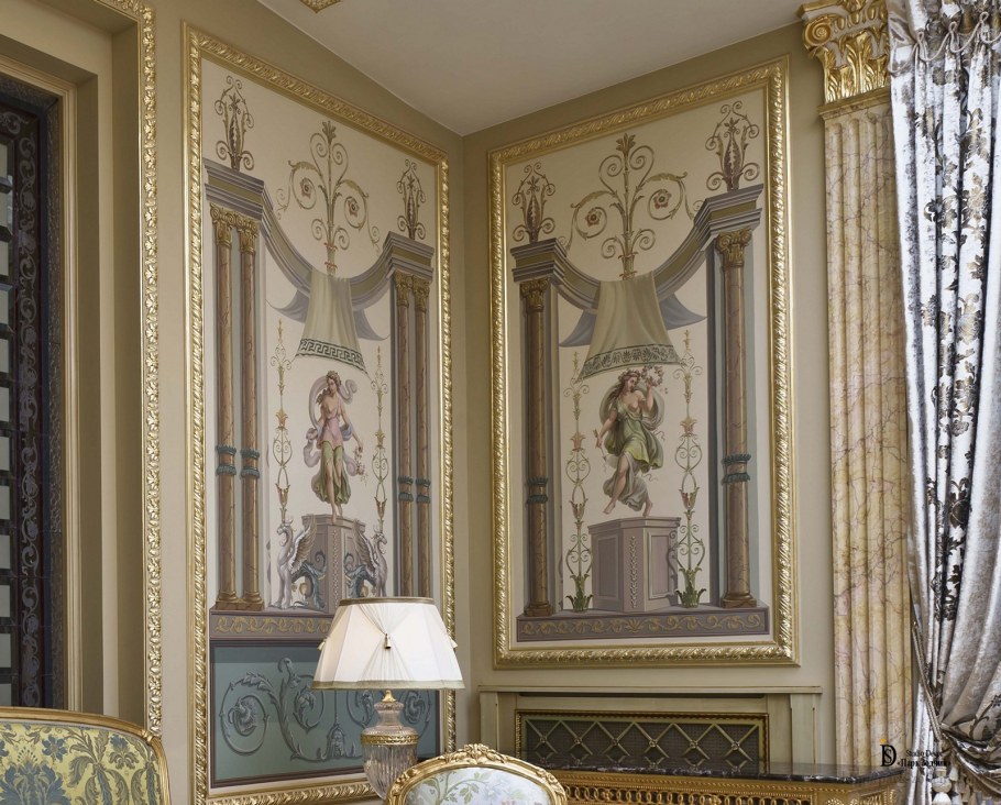 Альфрейная роспись Ренессанс