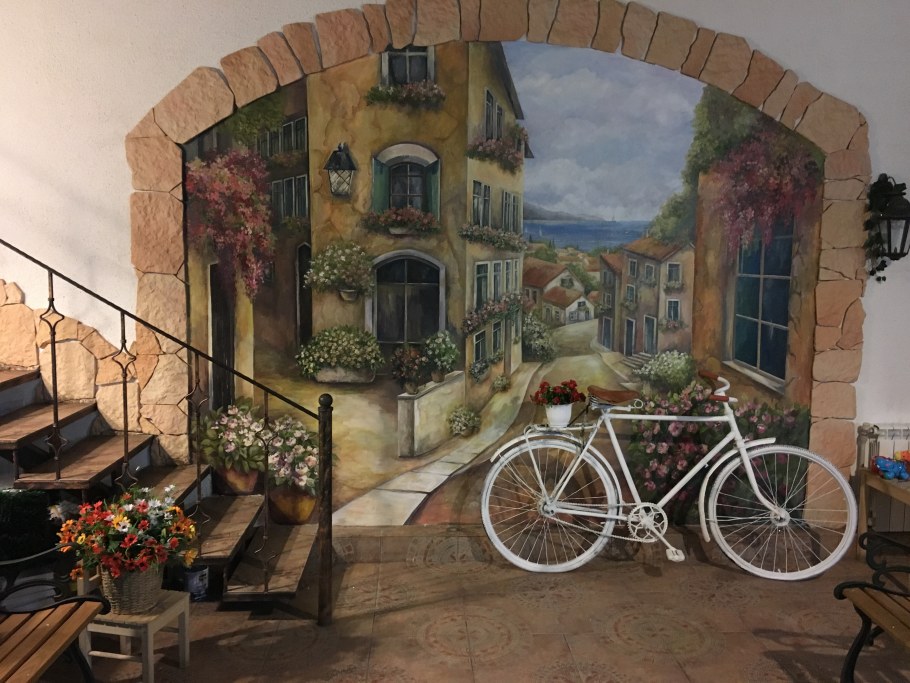 Роспись стен в интерьере