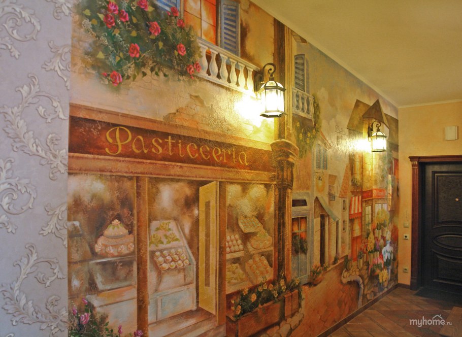 Роспись стен на улице