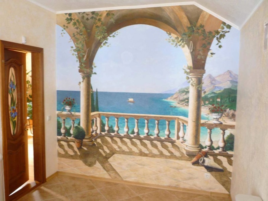 Декоративные тарелки в интерьере кухни