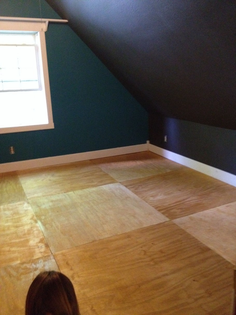 Дизайнерский пол из фанеры