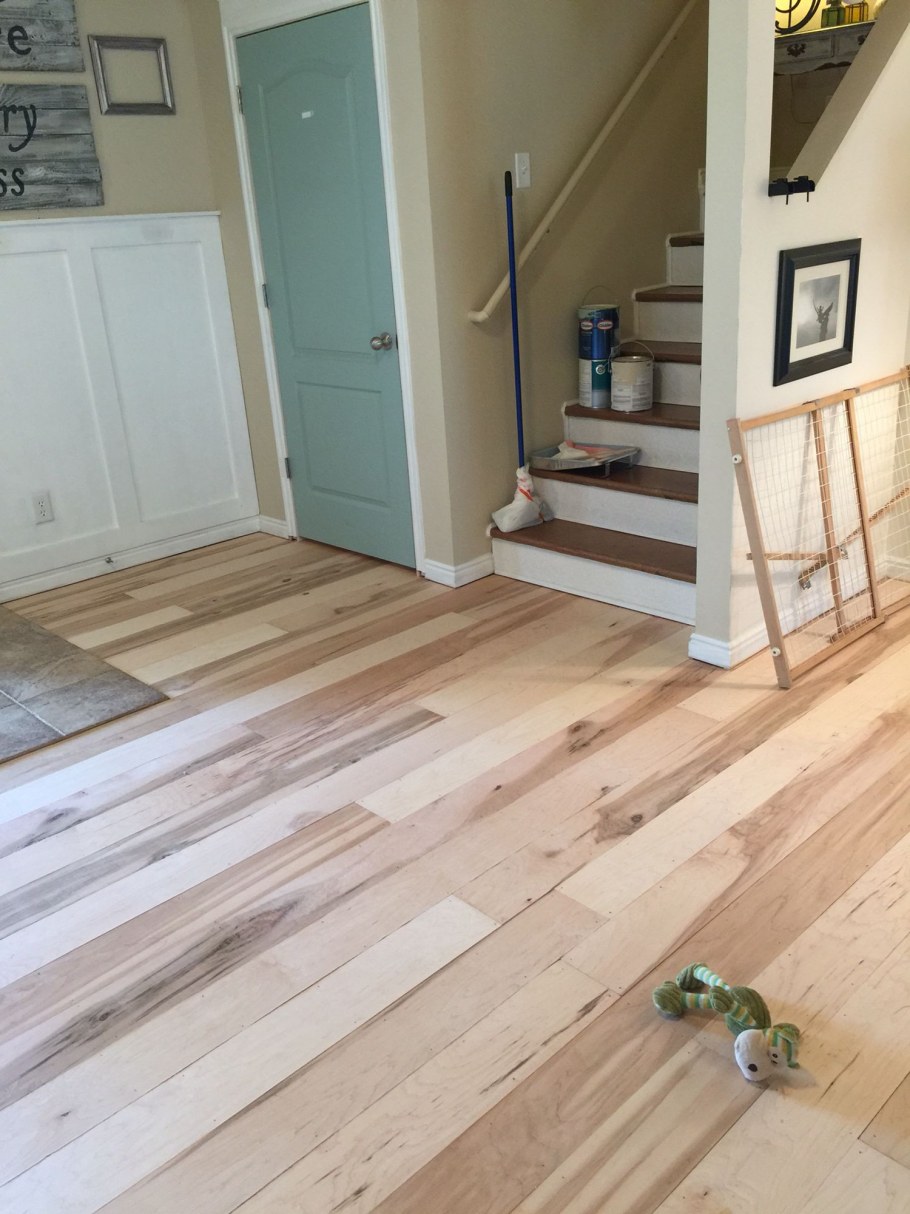 Чистовой деревянный пол