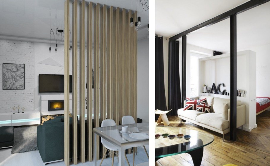 Декоративная перегородка из каната