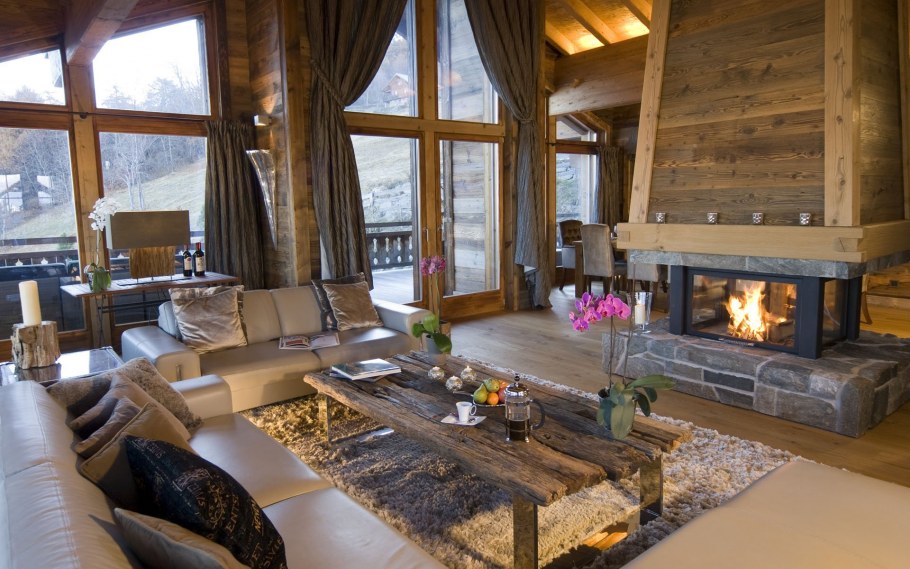 Загородный дом Шале интерьер