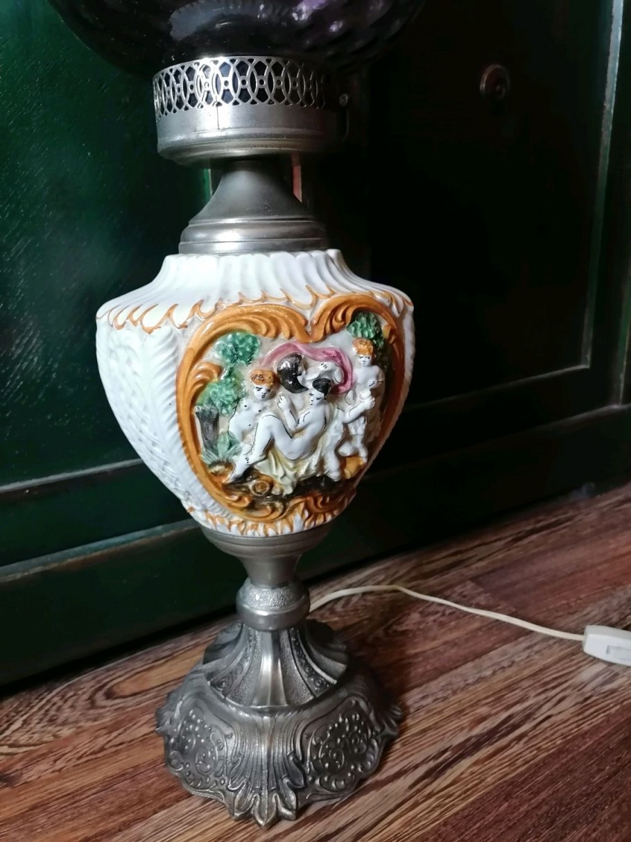 Английская лампа антикварная