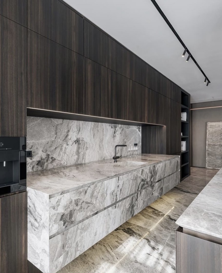 Мрамор в стиле Шале