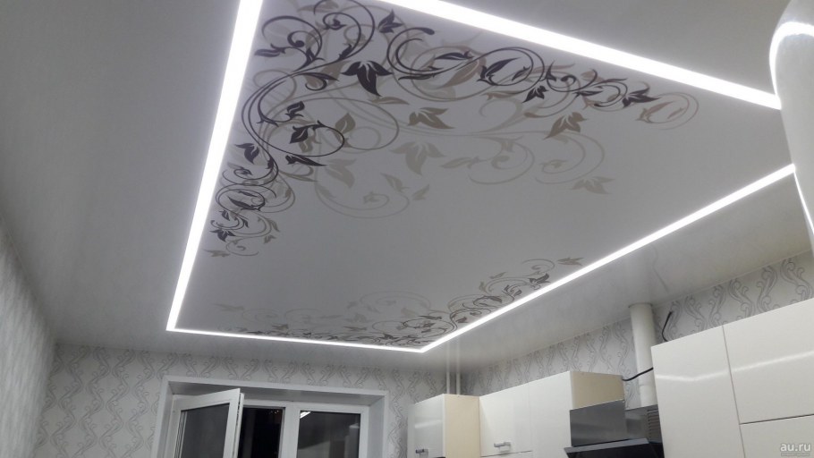 Фотопечать на потолке