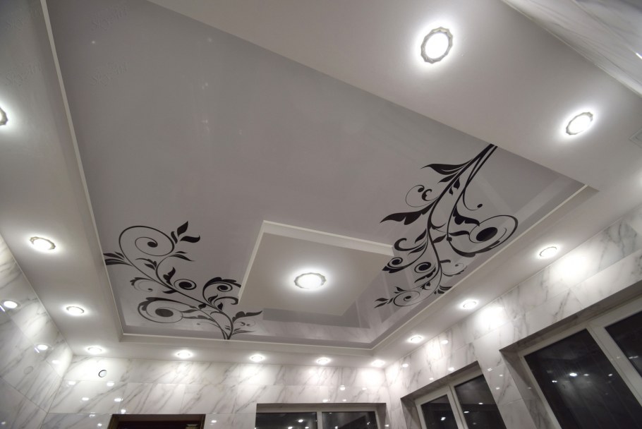 Потолок с арт печатью