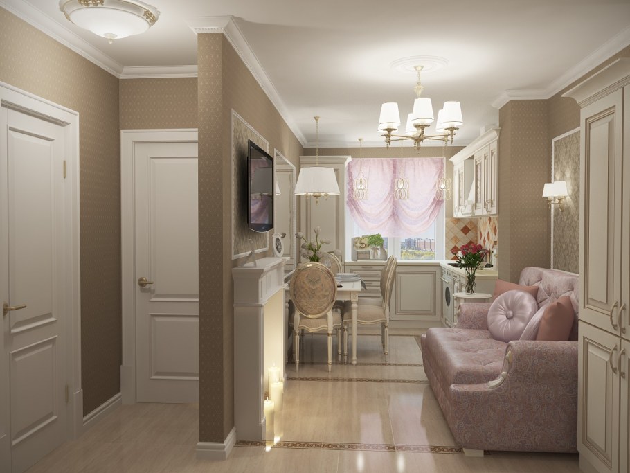 Однушка в классическом стиле