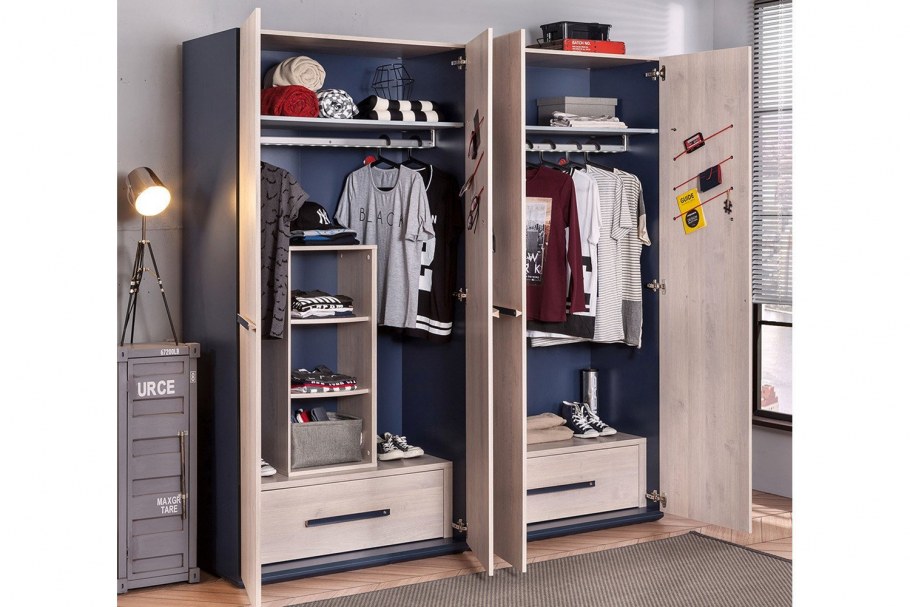 Двухстворчатый шкаф Cilek Trio