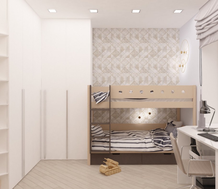 Детская в светлых тонах