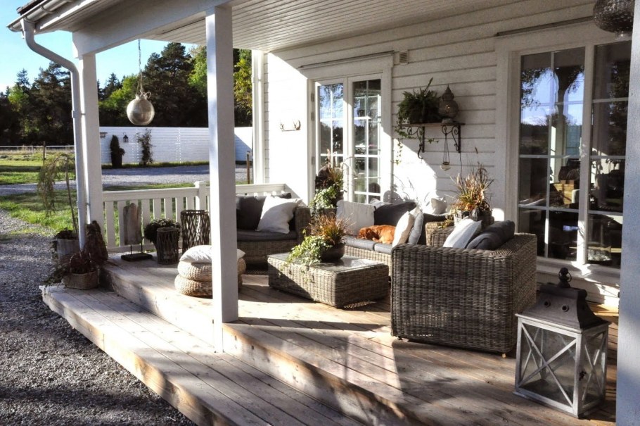 Веранда в скандинавском стиле