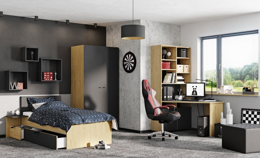 Meblik стеллаж 55 go! Dark Oak