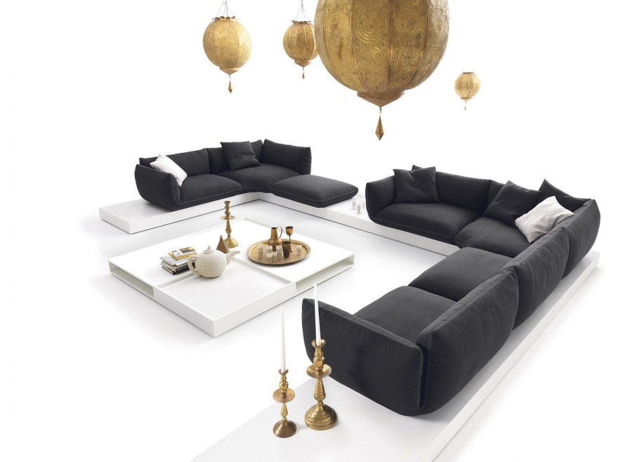 Модульный диван для кальянной