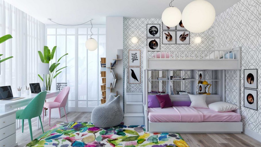 Детская в стиле современная классика