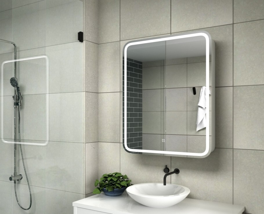 Зеркало шкаф Elliot Континент