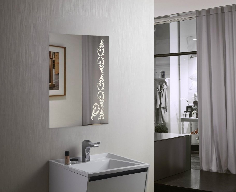 Зеркальный шкаф Континент Allure led с подсветкой, злп1128