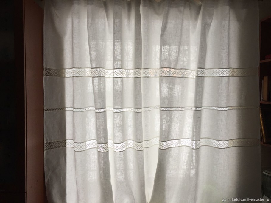 Занавески с прошвой