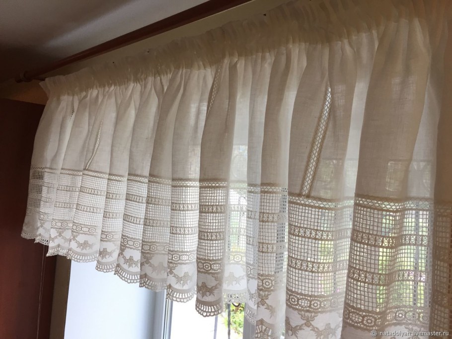 Льняные шторы