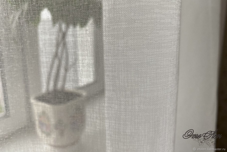 Шторы Батист на окне