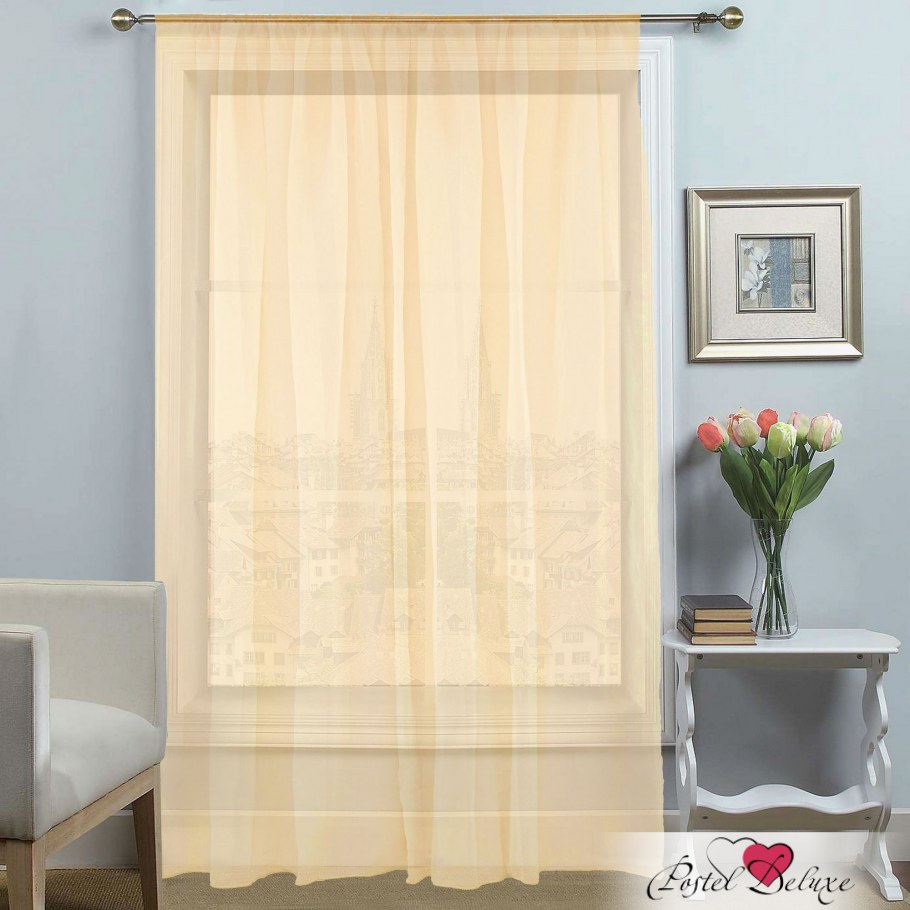 Штора Amore mio вуаль лен 400х270