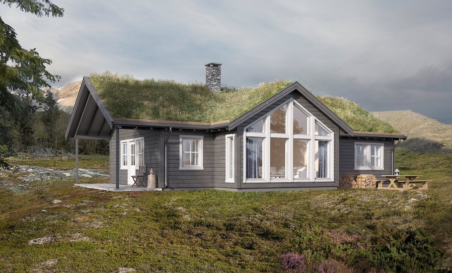 Домик в шведском стиле