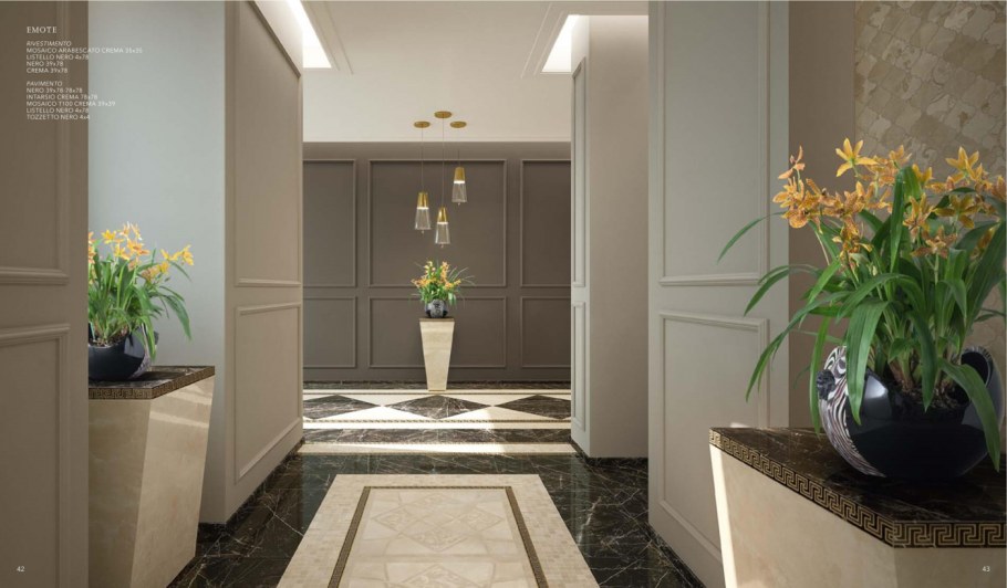 Плитка Версаче эмоут