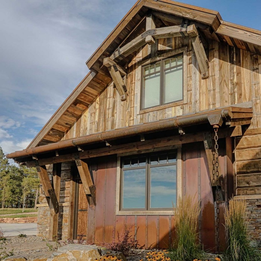 Фасады деревянных домов