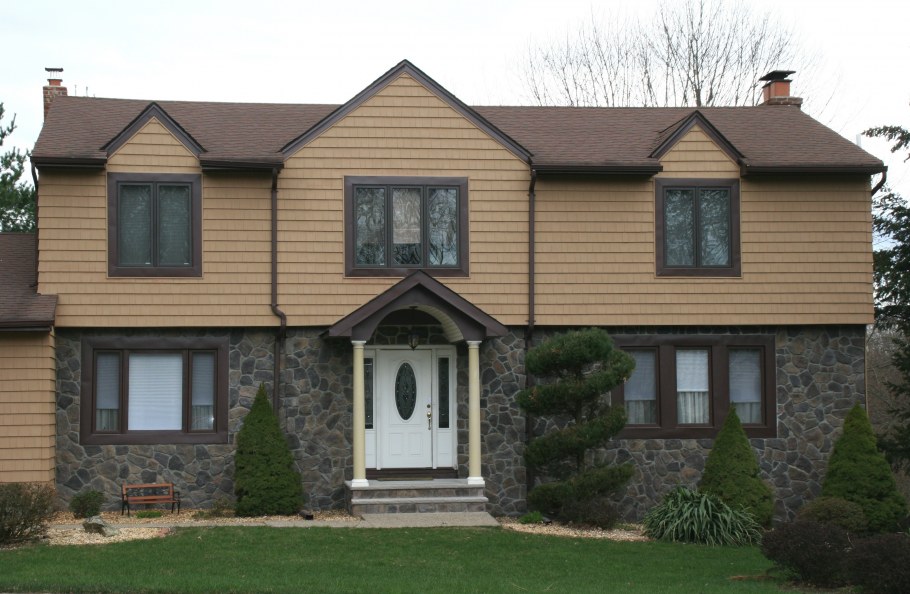 Сайдинг светло коричневый