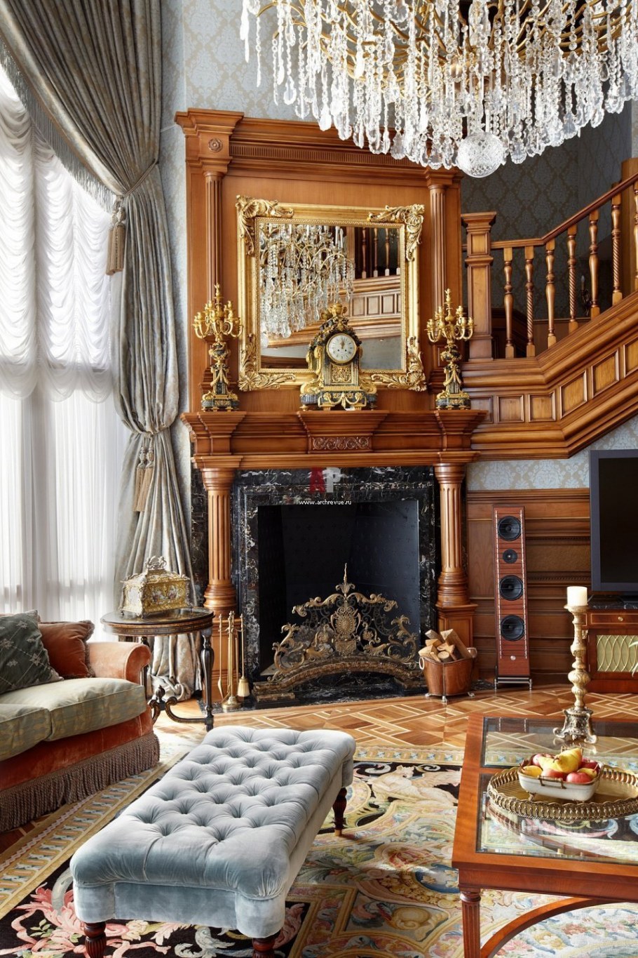 Викторианская Англия гостиная