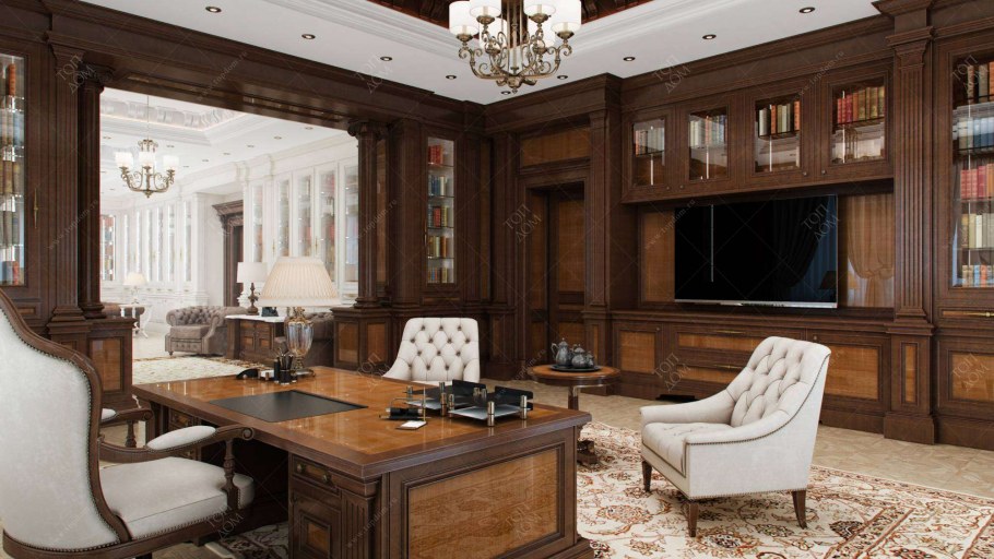Кабинет в современной классике
