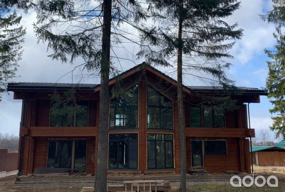 Проект бани из клееного бруса с бассейном