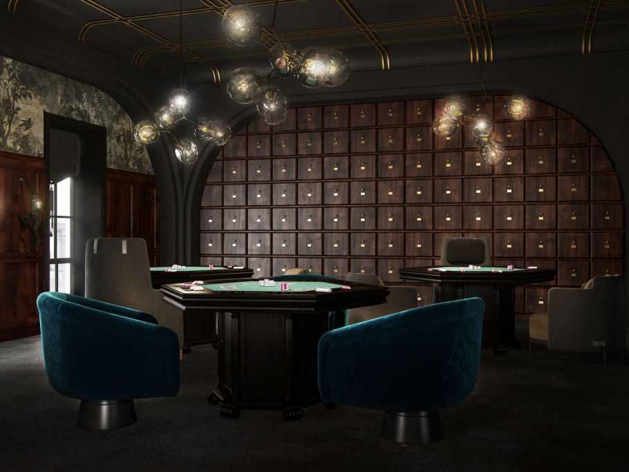 Джентльменский клуб интерьер