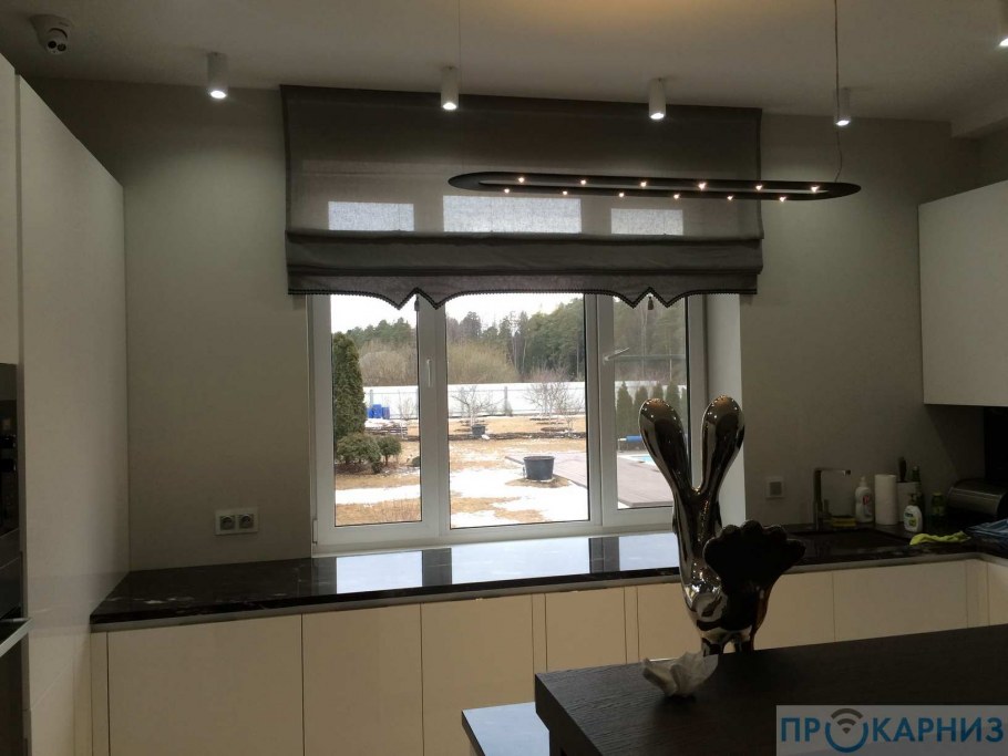 Электрокарнизы для римских штор