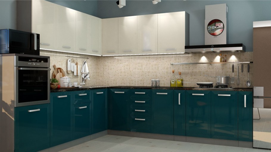 Кухня Виста океан глянец