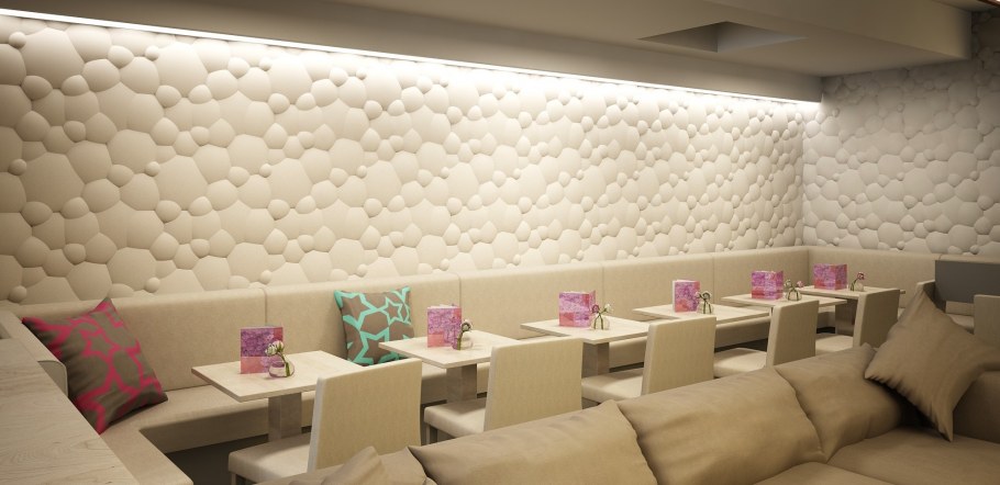 Гипсовые 3d панели пузыри