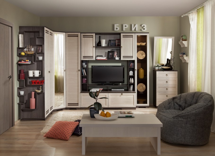 Гостиная Бриз Глазов мебель