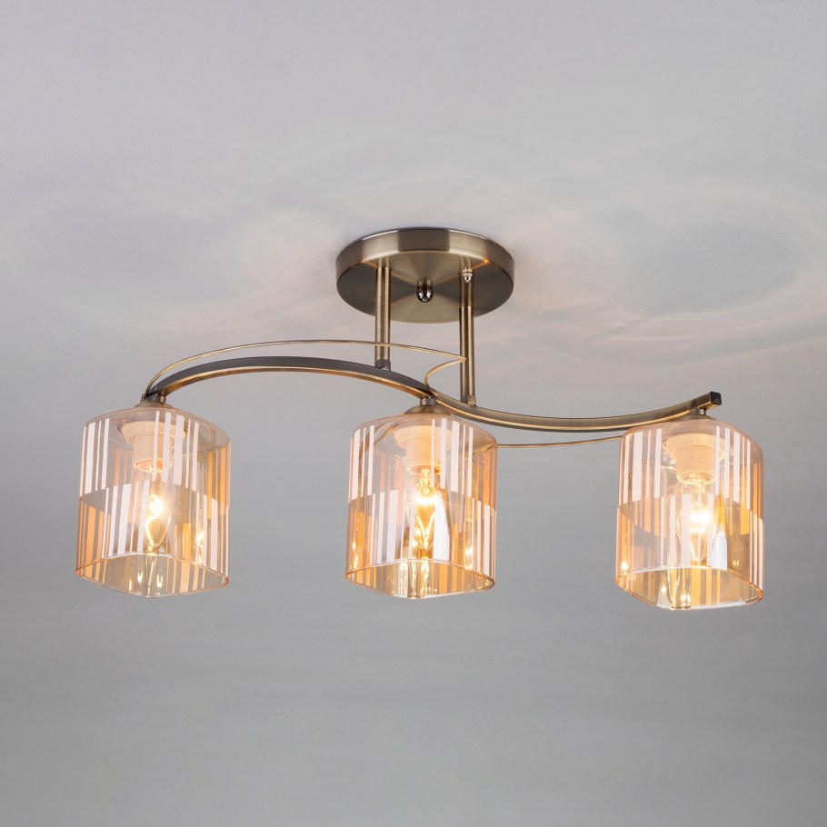 Люстра Eurosvet Susan 30124/3 античная бронза, e27, 180 Вт