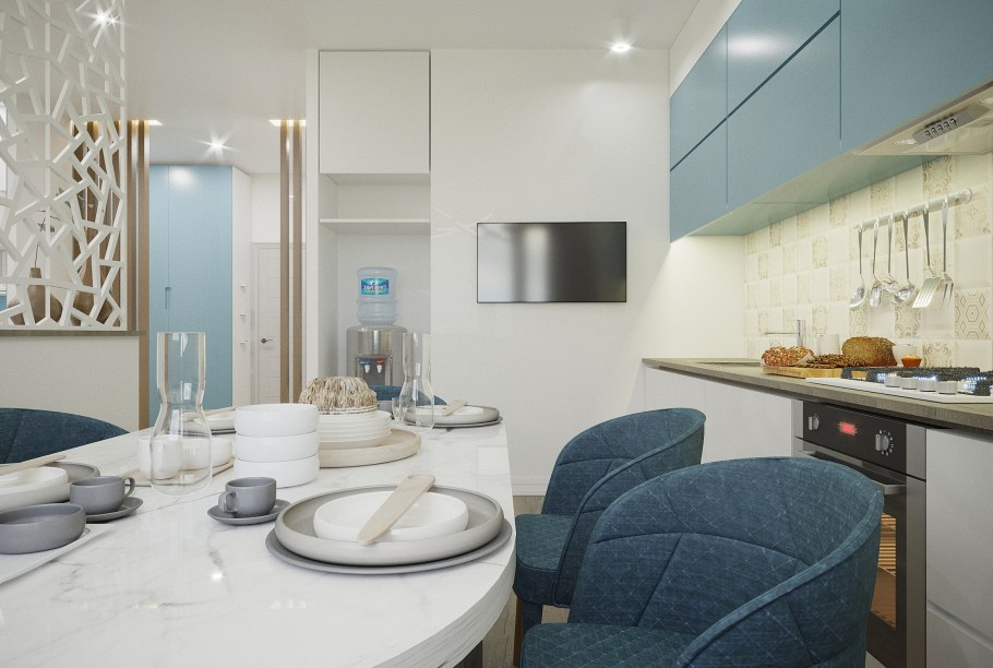 Квартиры студии Аквамарин