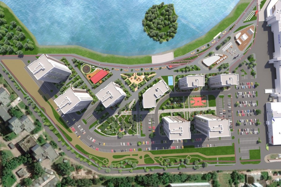 Набережная Аквамарин Ульяновск