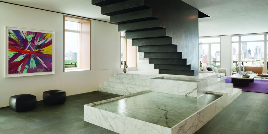 Натуральный мрамор в интерьере