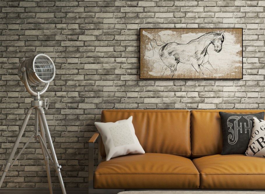 Обои палитра 7438-42 в интерьере