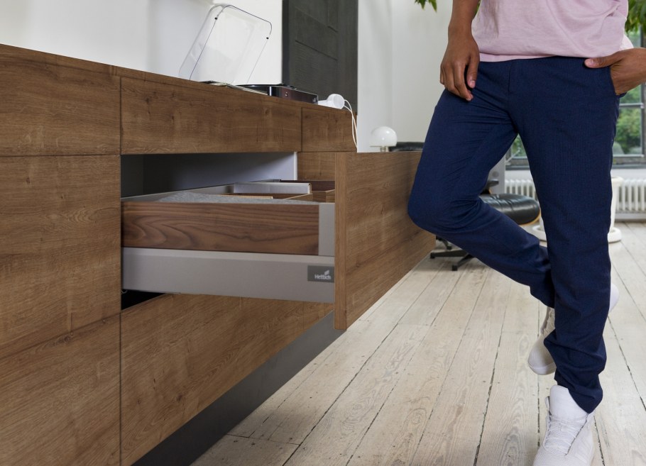 Hettich ящики Push Silent