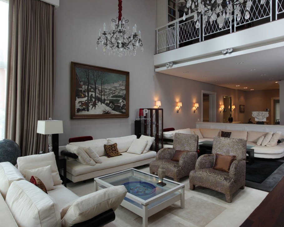 Современная классика в интерьере трехкомнатной квартиры