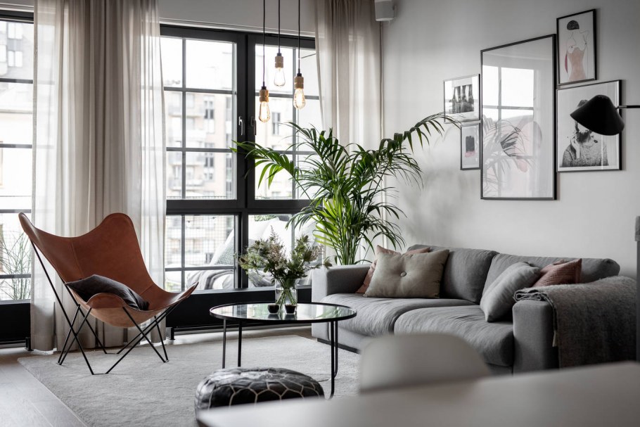 Скандинавский лофт в квартире