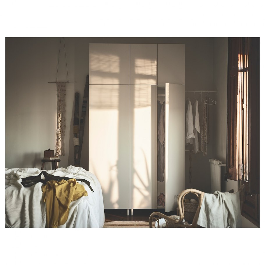 Икеа ОПХУС гардероб белый