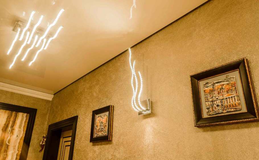 Декоративная штукатурка короед для внутренней отделки