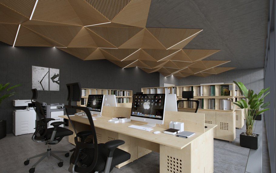 Офисная мебель желтая