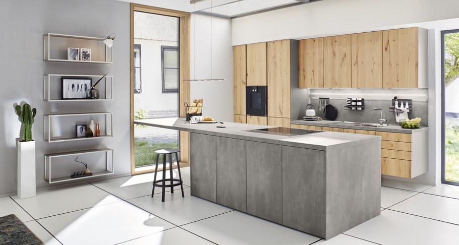 Кухня бетон